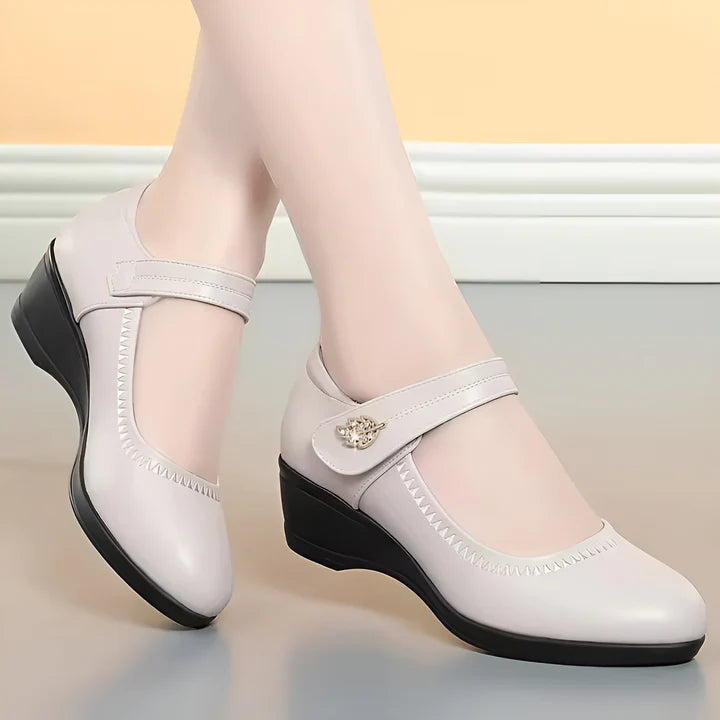 Élina-Rose™ | Esnek PU Deri Ayakkabı