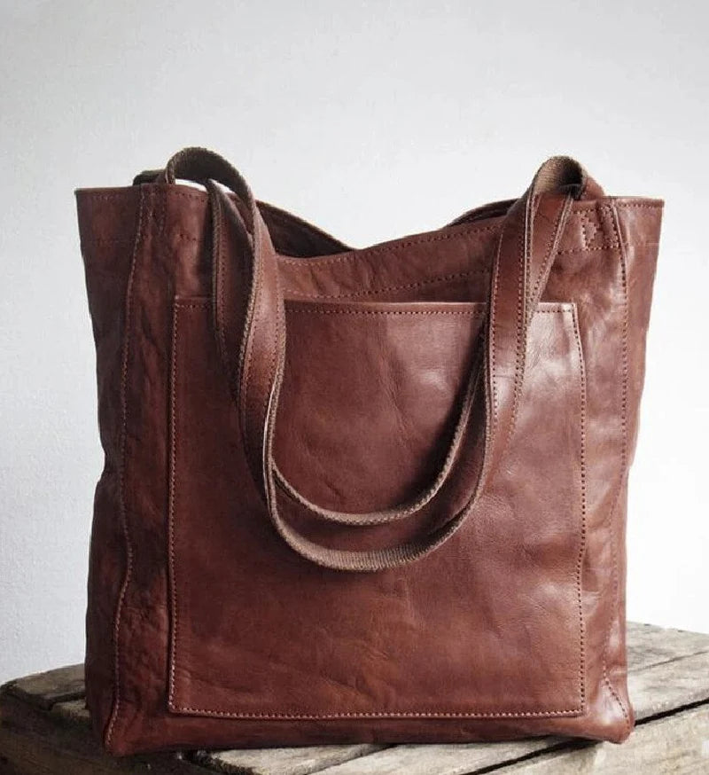 Elysia – Klasik Deri Tote Çanta