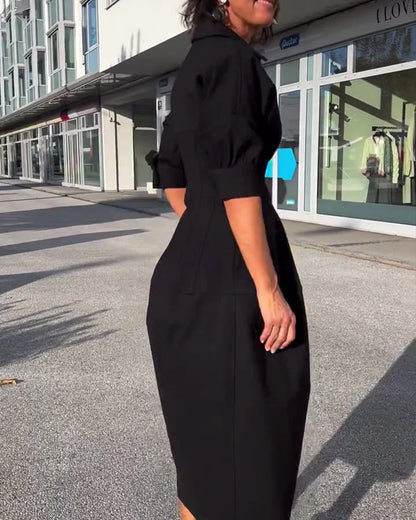 Karolin | Rahat Uzun Elbise